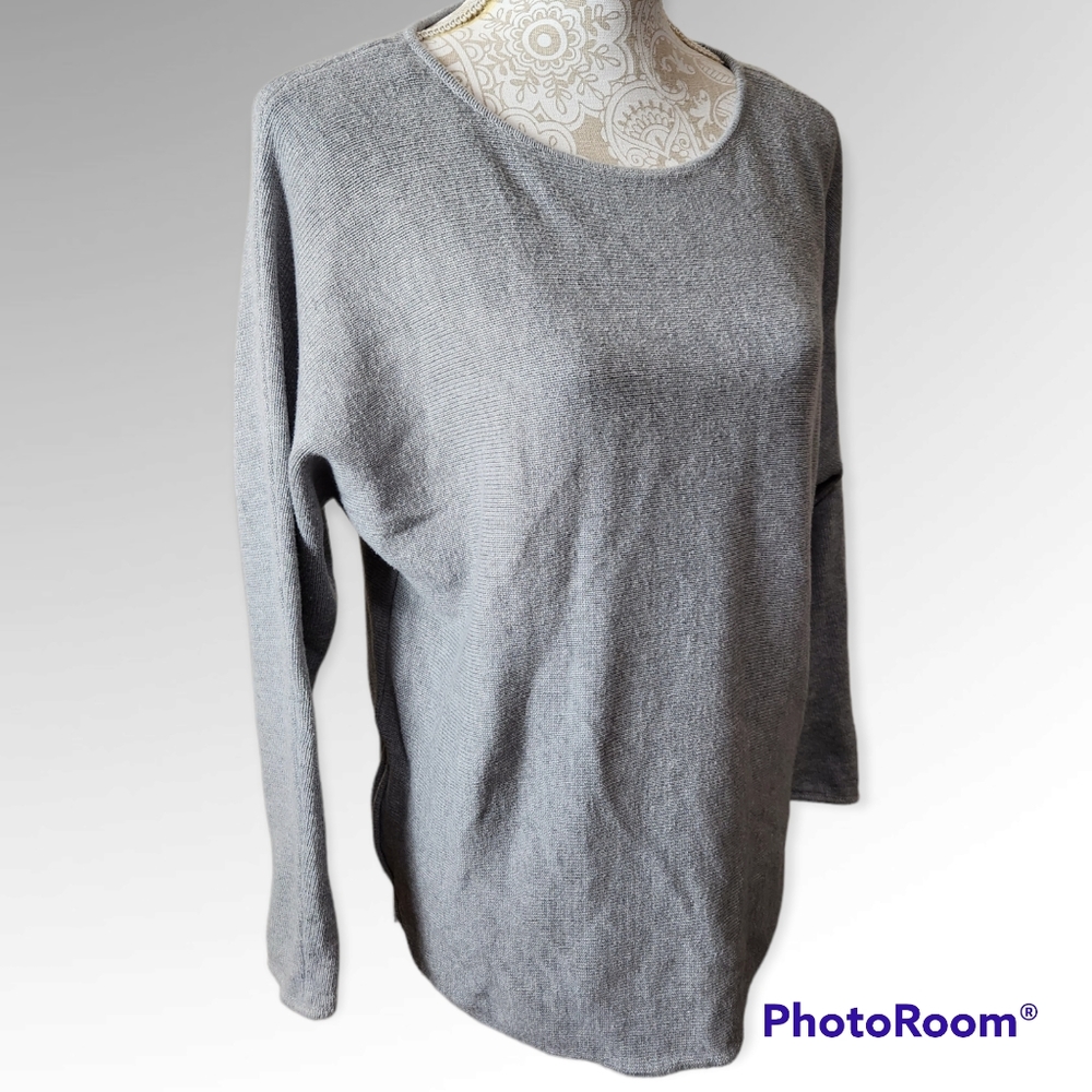 Michael Kors Cotton Blend Elevated Basics Casual Sweater with Side Zip size XL
